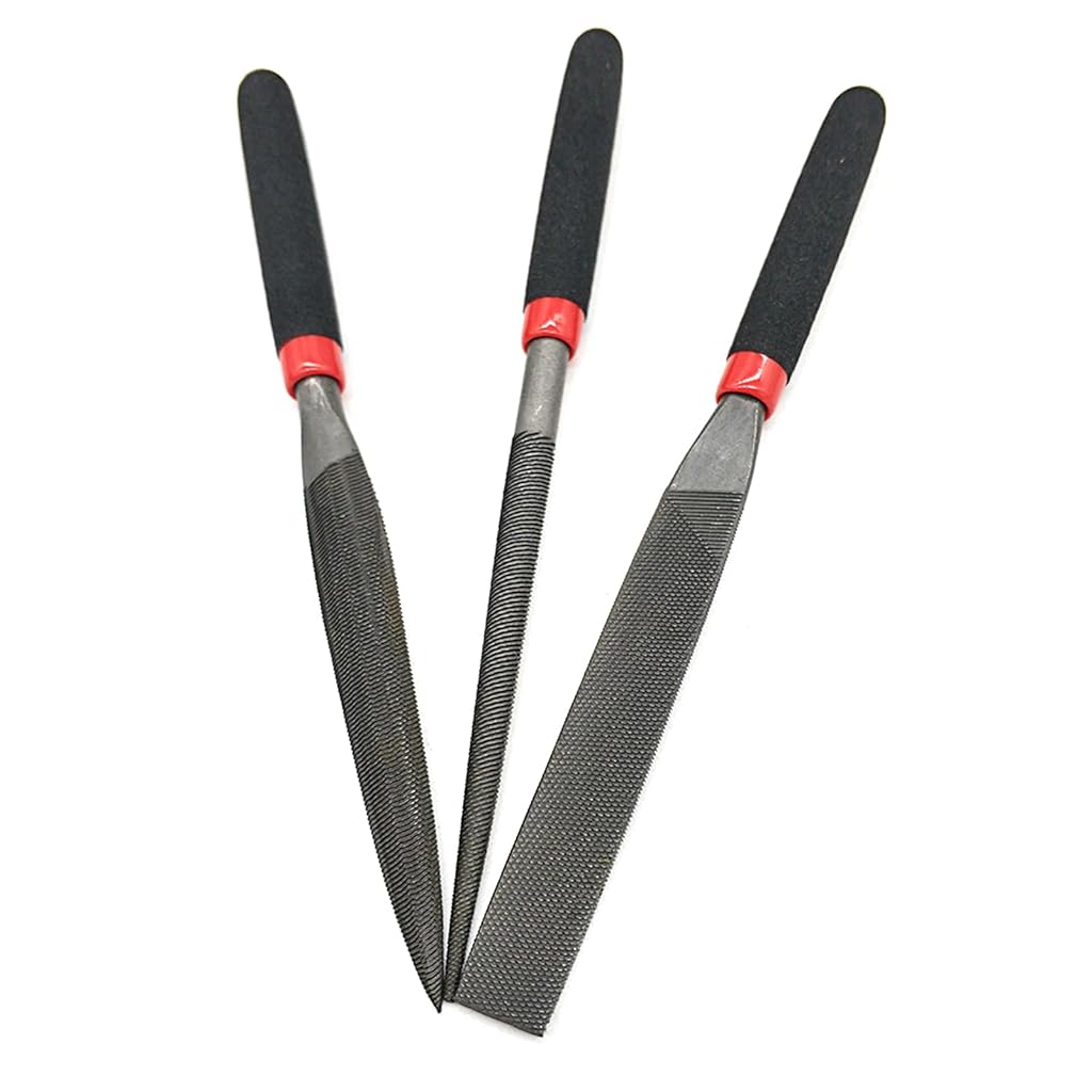 Serplex® 3Pcs 3x118mm Flat Round File Needle File Set Grinding For Wood Carving Handy Tools Ceramic Wood Rasp Set Serplex® 3Pcs 3x118mm Flat Round File Needle File Set Grinding For Wood Carving Handy Tools Ceramic Wood Rasp Set